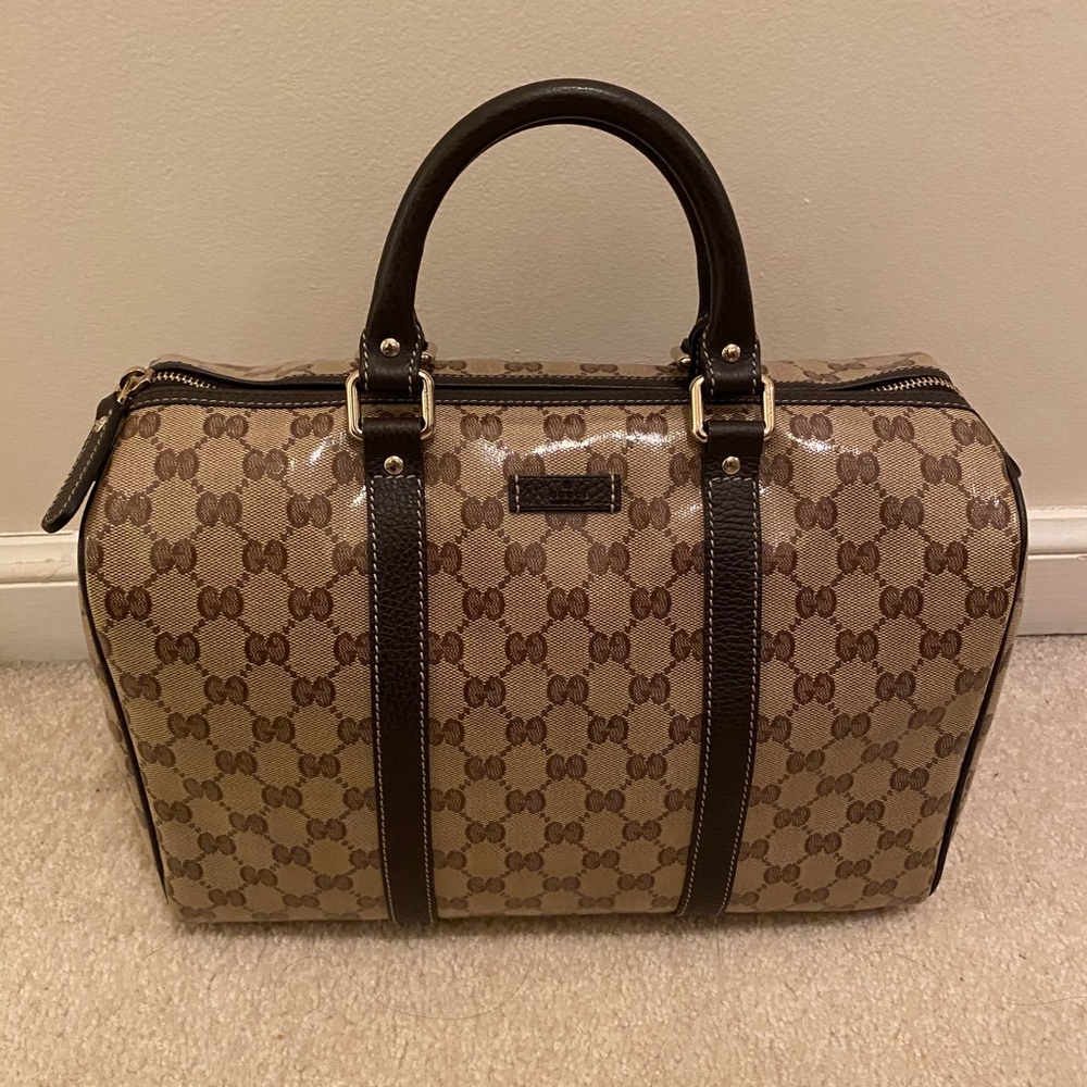 Gucci Boston bag shining material